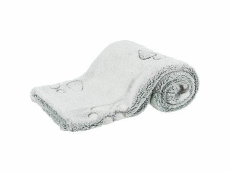 Pet blanket Trixie Nando Light grey Polyester 75 × 50 cm For Discount