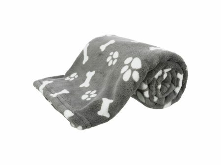 Pet blanket Trixie Kenny Grey Polyester 75 × 5 cm Fashion