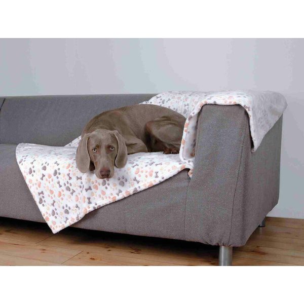 Pet blanket Trixie Lingo White Beige 150 × 100 CM Online now