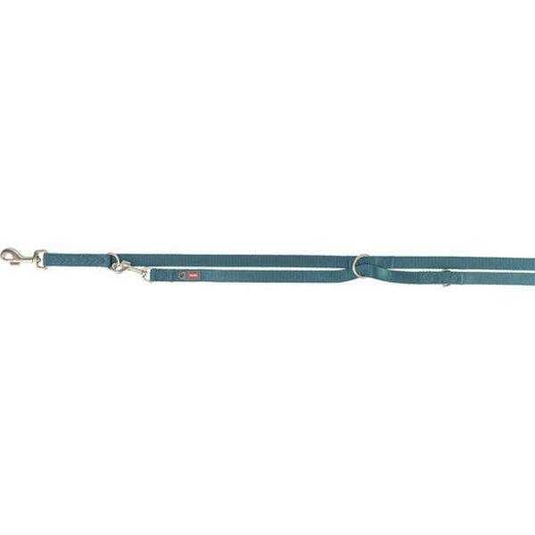 Adjustable dog leash Trixie Premium Blue XS S Online now