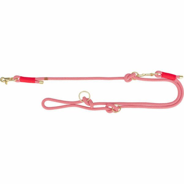 Adjustable dog leash Trixie Soft Rope Red Cream L L XL Discount