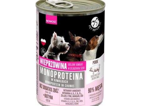 Wet food PETREPUBLIC Pig 400 g on Sale