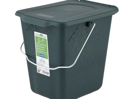 Bucket container Rotho Green Plastic Discount