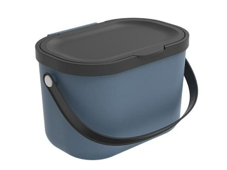 Bucket container Rotho Blue Recycled plastic Online Hot Sale