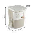 Bucket container Rotho Beige Plastic Sale