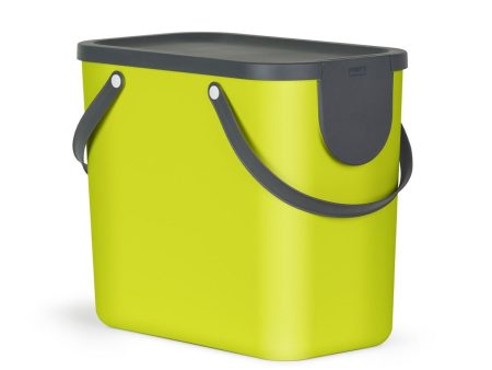 Bucket container Rotho Lime Plastic Hot on Sale