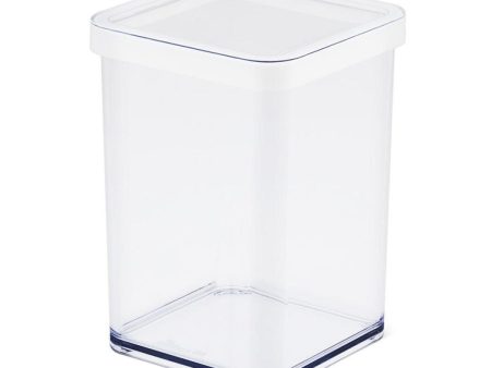 Bucket container Rotho White Transparent Plastic For Cheap