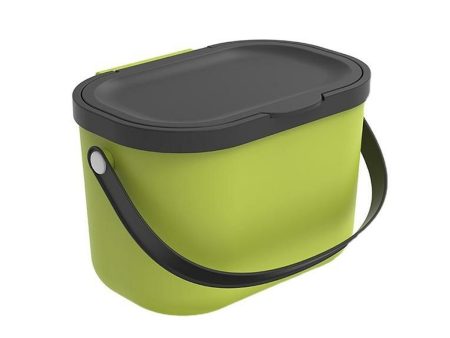 Bucket container Rotho Recycled plastic Lime Fashion