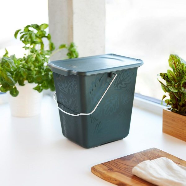 Bucket container Rotho Green Plastic Discount