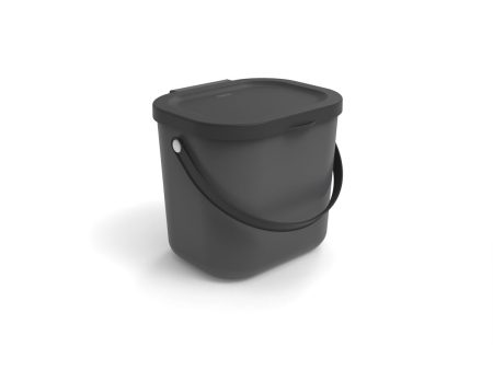 Bucket container Rotho Anthracite Recycled plastic on Sale