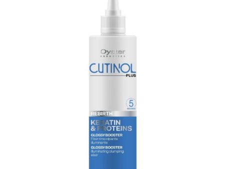 Priemonė suteikianti plaukams spindesio Oyster Cutinol Plus Rebirth Glossy Booster, atkurianti, skirta silpniems, trapiems ir pažeistiems plaukams OYLZ05250001, 250 ml Online