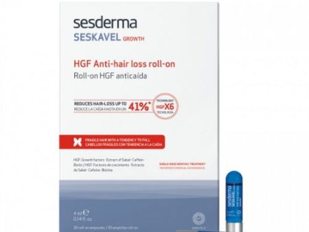 Sesderma SESKAVEL HGF Rutulinės ampulės nuo plaukų slinkimo 30x4 ml +dovana mini Sesderma priemonė Online