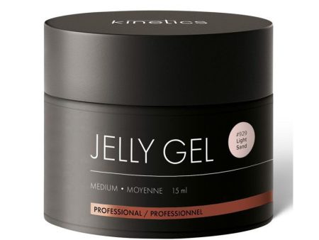 Tiksotropinis gelis nagų priauginimui su spalva Kinetics Medium Jelly Gel, 15 g Online now