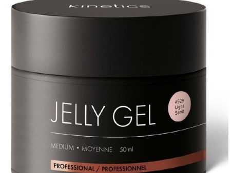 Tiksotropinis gelis nagų priauginimui su spalva Kinetics Medium Jelly Gel, 50 g For Discount