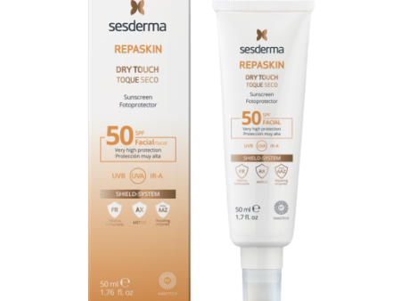 Sesderma REPASKIN DRY TOUCH SPF 50 Apsauginis kremas nuo saulės veidui, 50 ml +dovana mini Sesderma priemonė Online Sale