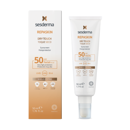 Sesderma REPASKIN DRY TOUCH SPF 50 Apsauginis kremas nuo saulės veidui, 50 ml +dovana mini Sesderma priemonė Online Sale