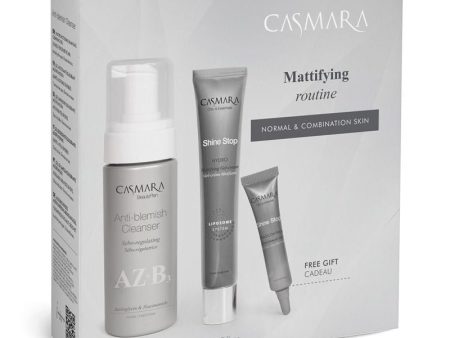 Veido priežiūros priemonių rinkinys Casmara Mattifying Set Anti Blemish & Hydrating CASAL1101, skirtas riebiai veido odai on Sale