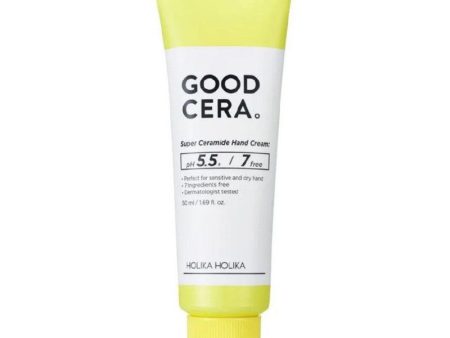 Rankų kremas su keramidais Holika Holika Good Cera Super Ceramide Hand Cream HH20011161, sausai, jautriai odai, 50 ml Sale