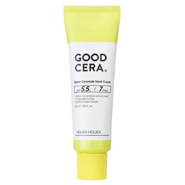 Rankų kremas su keramidais Holika Holika Good Cera Super Ceramide Hand Cream HH20011161, sausai, jautriai odai, 50 ml Sale