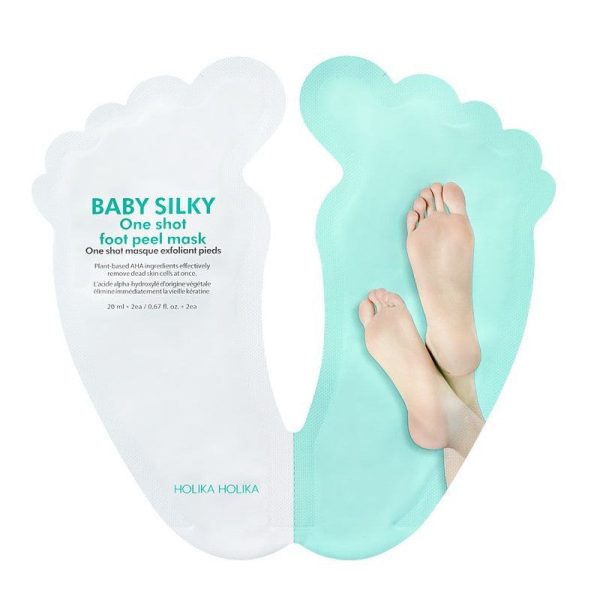 Šveičiamoji kaukė pėdoms Holika Holika Baby Silky One Shot Foot Peel Mask, HH20011557, 20 ml Cheap