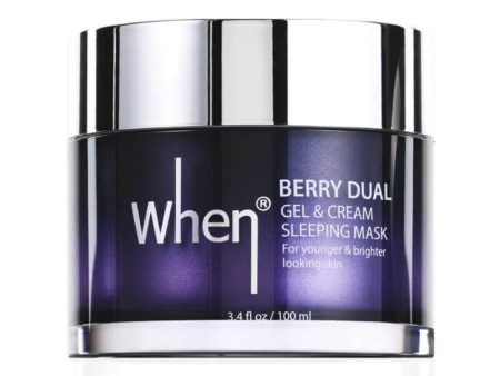 When® Berry Dual Gel & Cream miego kaukė nuo senėjimo 100 ml Online now