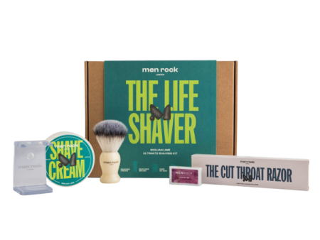 Men Rock Ultimate Shaving Gift Set Sicilian Lime Skutimosi rinkinys su vienašmeniu skustuvu Discount