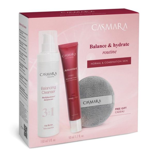 Veido priežiūros priemonių rinkinys Casmara Antioxidant Cream Preventing & Hydrating, CASAL4101, antioksidacinis, normaliai ir mišriai odai Supply