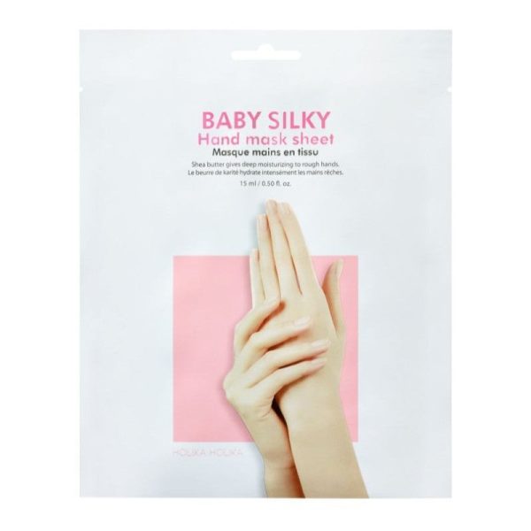 Kaukė rankoms Holika Holika Baby Silky Hand Mask Sheet HH20011556, prisotinta taukmedžio sviestu, 15 ml Online now