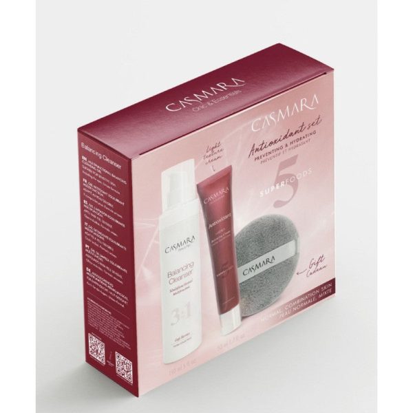 Veido priežiūros priemonių rinkinys Casmara Antioxidant Cream Preventing & Hydrating, CASAL4101, antioksidacinis, normaliai ir mišriai odai Supply