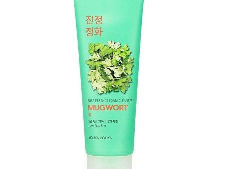 Poras valanti, putojanti kaukė veidui Holika Holika Pure Essence Mugwort Foam Cleanser HH20018821, 150 ml on Sale