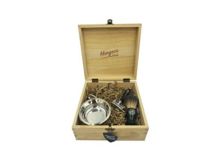 Skutimosi priežiūros priemonių rinkinys Morgan s Luxury Shave Gift Set in Wooden Box, MPM219 Discount