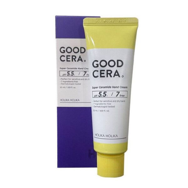 Rankų kremas su keramidais Holika Holika Good Cera Super Ceramide Hand Cream HH20011161, sausai, jautriai odai, 50 ml Sale